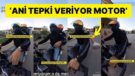 Arkadaşının 'Sıkı Tutun' Uyarısını Dikkate Almayan Artçı Neye Uğradığını Şaşırdı: 'Ani Tepki Veriyor Motor'