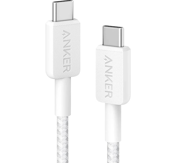 Anker 322 USB-C to USB-C 1.8m Şarj/Data Kablosu