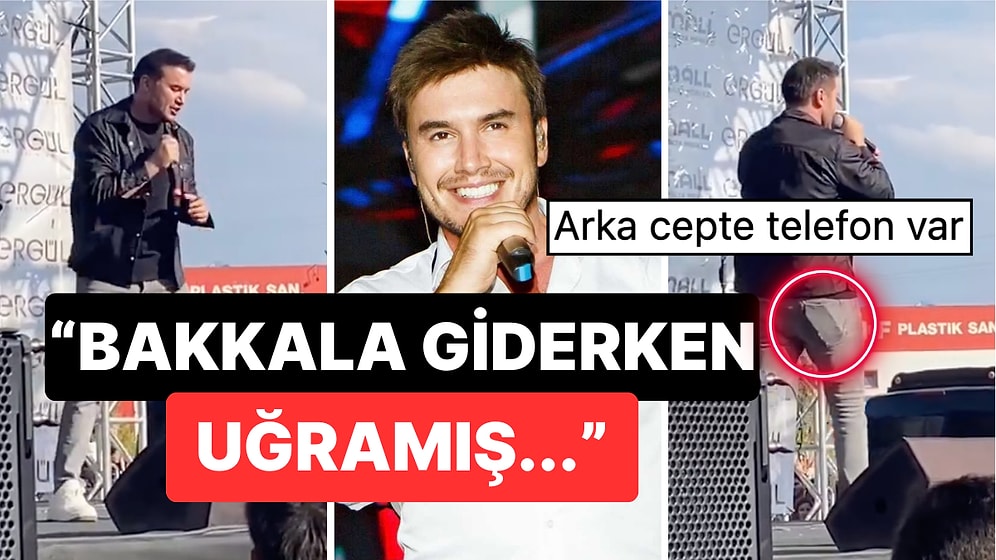 Günlük Bir Kıyafetle Sahneye Çıkan Mustafa Ceceli'nin "Geçerken Uğraşmış" Gibi Hali Eleştirildi!