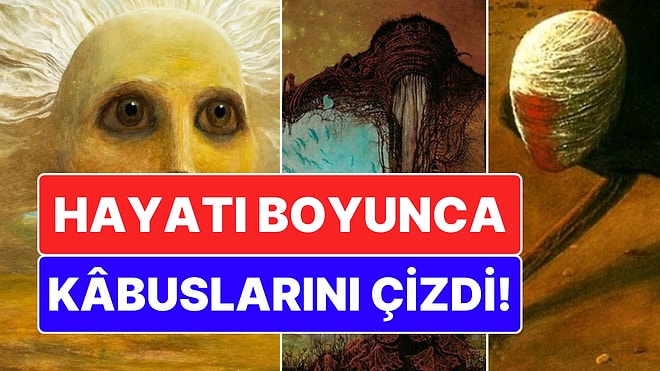 Kâbuslarını Tuvallere Akıtan Polonyalı Ressam Zdzisław Beksiński'nin Distopik Eserleri