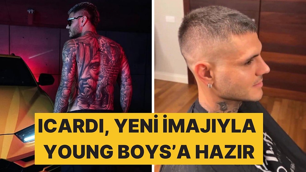 Aşk Yorgunu Icardi, Yeni İmajıyla Young Boys Maçı İçin Son Hazırlığını Yaptı