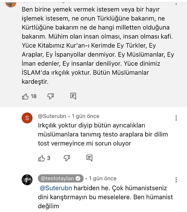 Diğer yorumu da bu oldu.