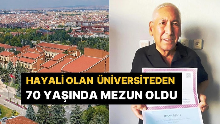 Azmi ile Hayran Bıraktı: İhsan Dede 70 Yaşında Üniversiteden Onur Belgesi Alarak Mezun Oldu