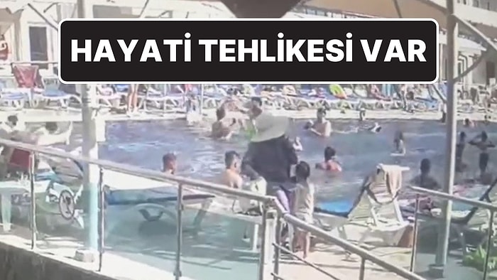 Antalya’daki Otelde Baca Kapağı Düştü: Havuz Başındaki Kadın Ölümden Döndü