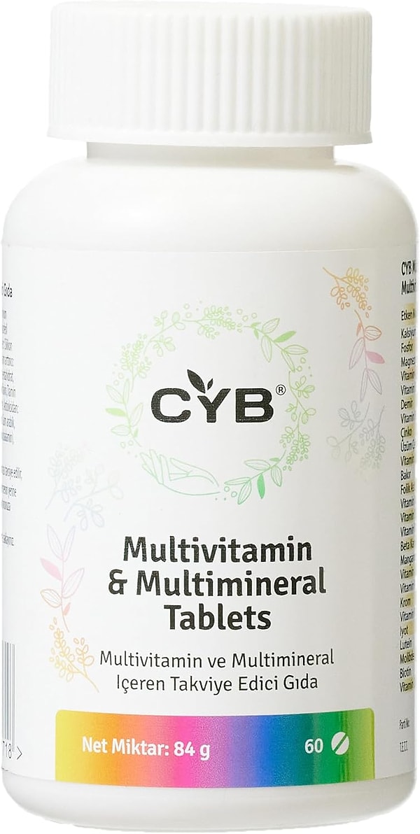 8. CYB Complete Your Body Multivitamin