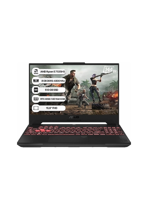 1. Asus TUF Gaming A15 FA507NU-LP159 R5-7535HS