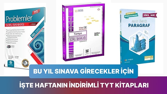 Bu Yıl Sınava Girecekler İçin İşte Haftanın İndirimli TYT Kitapları