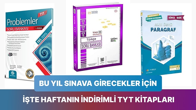 Bu Yıl Sınava Girecekler İçin İşte Haftanın İndirimli TYT Kitapları