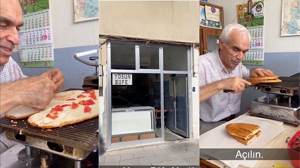 Yüksek enflasyon ve kur etkisiyle TL'nin değeri her geçen gün geriye giderken 10 TL'ye tost yapan Mevlüt ustanın görüntüleri sosyal medyada gündem oldu.