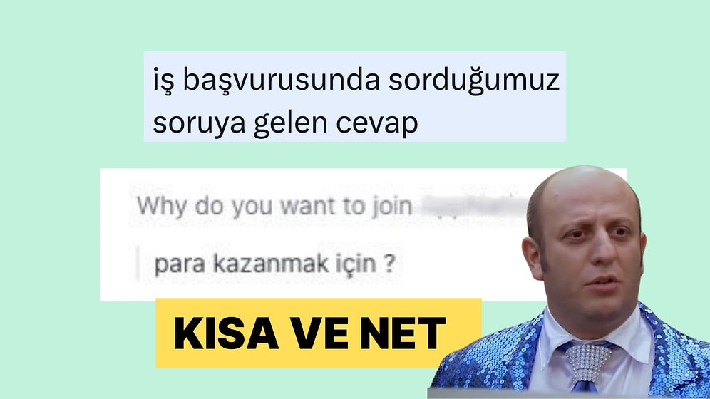 İş Başvurusunda Sorulan Soruya Gelen Aşırı Gerçekçi Cümle İkiye Böldü