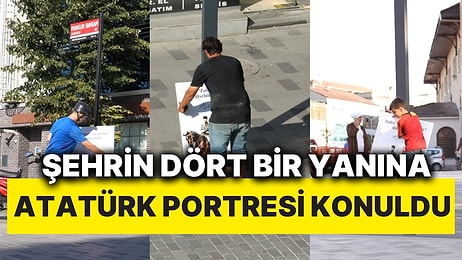 Düzce Belediyesinden Farkındalık Uygulaması: Vatandaşların Atatürk ve Türk Bayrağı Resmine Yaklaşımları