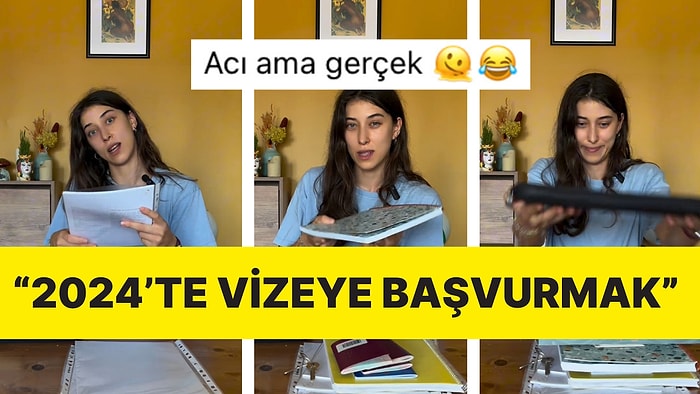 2024’te Vizeye Başvurmak İçin İstenen Belgeleri Tiye Alan Kadın İzleyicileri Güldürdü