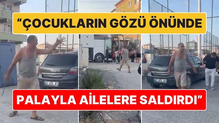 Hatay'da Şoke Eden Görüntü: "60 Santimlik Palayı Çıkardı, Depremzede Çocukların Gözü Önünde Ailelere Saldırdı"