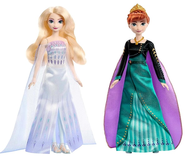 10. Disney Karlar Ülkesi Prensesleri Anna ve Elsa - 2'li Paket