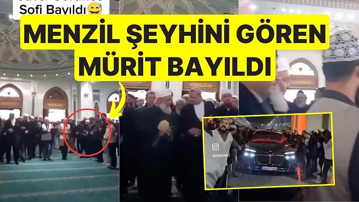 Cami İçerisinde Menzil Şeyhi Muhammed Saki Elhüsyni'yi Gören Mürit Bayıldı!