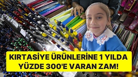 Okulların Açılması Öncesi Velilere Kötü Haber: Kırtasiye Ürünlerine 1 Yılda Yüzde 300'e Varan Zam!