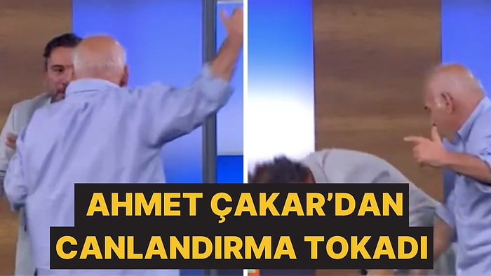 Ahmet Çakar, Pozisyon Canlandırması Esnasında Ertem Şener'e Tokat Attı