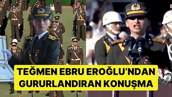 Kara Harp Okulu Dönem Birincisi Ebru Eroğlu'ndan Gururlandıran Konuşma