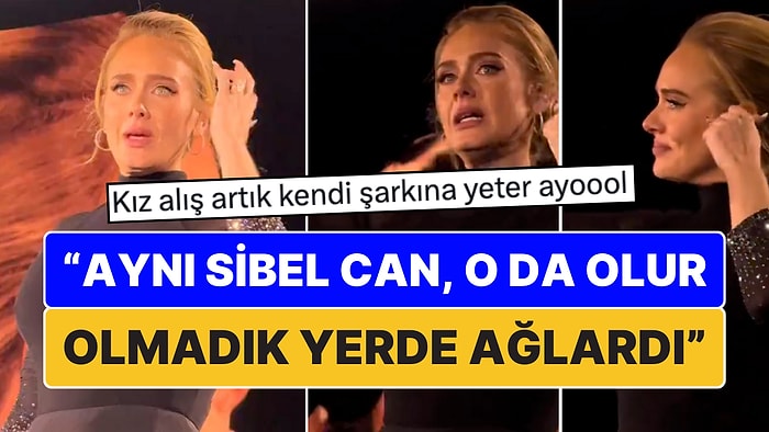 11 Yıllık Şarkısını Her Söylediğinde Ağlama Krizine Giren Adele'i Sibel Can'a Benzettiler!