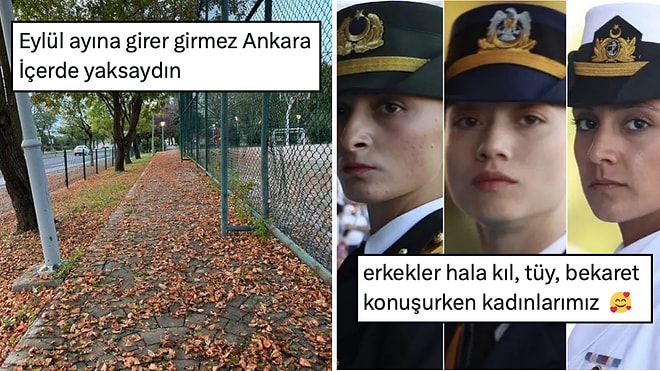 Dakikliğiyle Şaşırtan Sonbahardan Mevsime Hemen Ayak Uyduran Ankara'ya Son 24 Saatin Viral Tweetleri