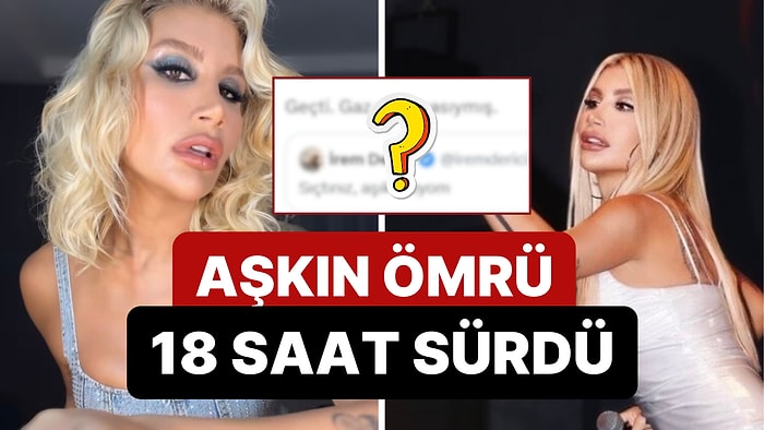 Aşk Hayatıyla Yüreğimizi Hop Oturtup Hop Kaldıran İrem Derici 'Yanılsamalı' Tweet'iyle Dillere Düştü