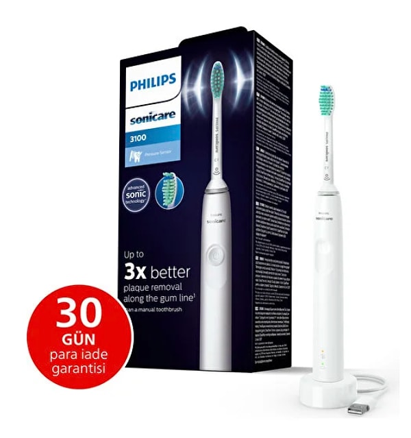 3. Philips Sonicare Diamond Clean Şarjlı Diş Fırçası - Beyaz HX3671/13