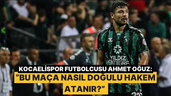 Amed Sportif - Kocaelispor Maçının Hakemi İçin Tuhaf Yorum: Doğulu Hakem!