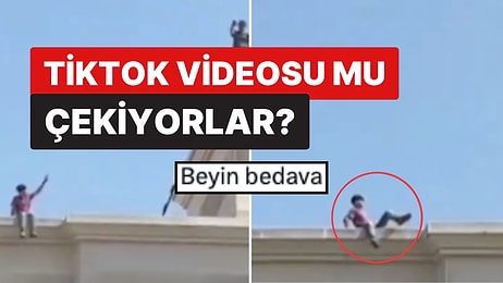 Maltepe'de Korkutan Görüntüler: Yurdun Çatısına Çıkan Öğrenciler Tehlikeli Hareketlerde Bulundu