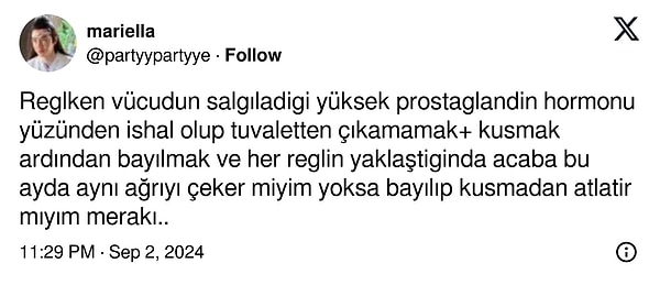 İşte bu hislerden bazıları: