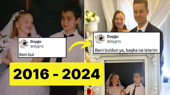 Twitter'da 'Beni Bul' Diyerek Çocukluk Aşkını Paylaşan Kadın 7 Yıl Sonra Aşkına Kavuştu