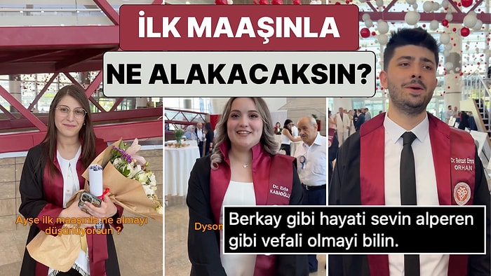 Hisse, Telefon, Süpürge: Tıp Fakültesi Öğrencilerine İlk Maaşlarıyla Ne Almak İstedikleri Soruldu