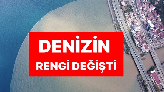 Sel Sonrası Karadeniz'in Rengi Değişti: Drone ile Görüntülendi