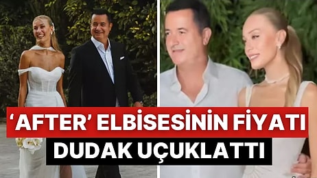 Acun Ilıcalı'nın Eşi Çağla Altunkaya'nın Nikahın Ardından Giydiği İkinci Elbisesinin Fiyatı Dudak Uçuklattı