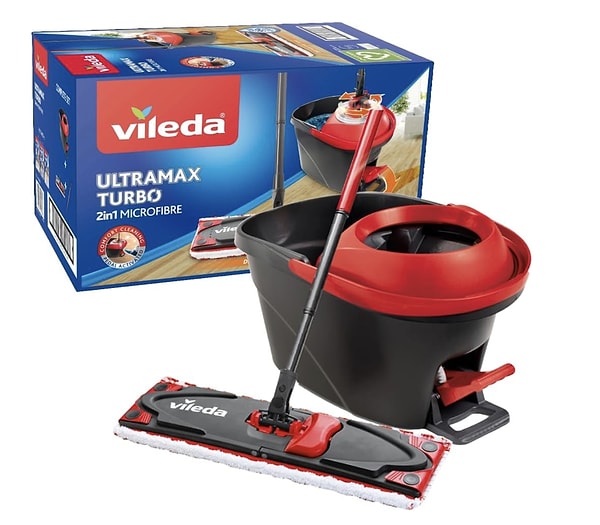 7. Vileda Ultramax Turbo Pedallı Temizlik Seti