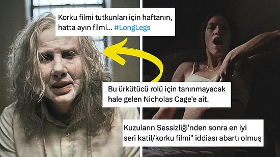 Son 10 Yılın En İyi Korku Filmi Olarak Görülen 'Longlegs'i İzleyenlerden Gelen Tepkiler