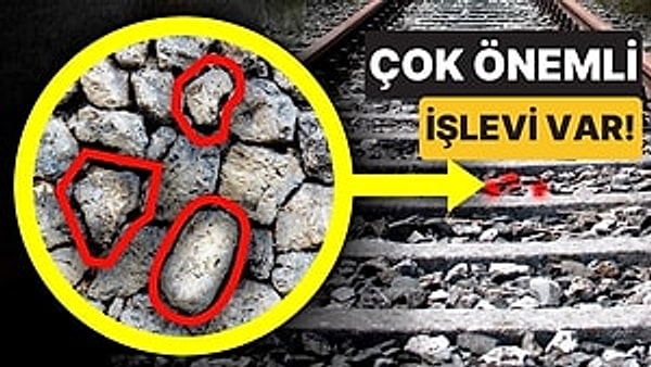 6. Tren Raylarının Altında Hep Aynı Tip Taş Olmasının 40 Yıl Düşünseniz Aklınıza Gelmeyecek Sebebi