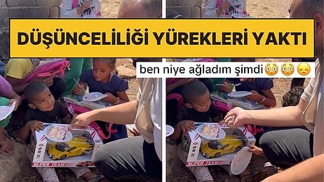 İkram Edilen Pastayı Annesine Götürmek İçin Yemeyen Koca Yürekli Çocuk Kalpleri Eritti