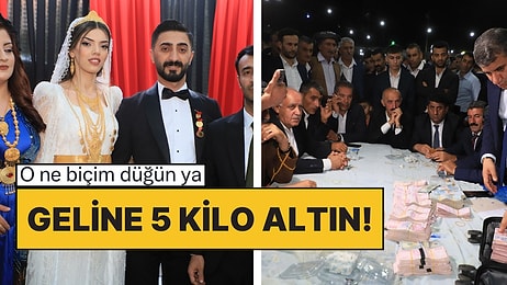 Aşiret Düğününde Takılanlar Dudak Uçuklattı: Geline 5 Kilo Altın, Damada 5 Milyon TL!