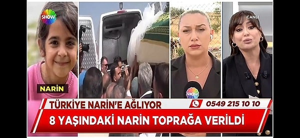 Didem Arslan Yılmaz, Vazgeçme programında Narin'in kaybını araştırmıştı. Köye gönderdiği muhabiri ikinci gün güvenlik güçlerine takip edildiğini bildirerek şikayetçi olmuş. Bugünkü yayında Arslan, o kişinin itirafçı olduğunu açıkladı.