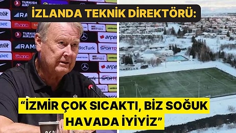 İzlanda Teknik Direktörü Age Hareide İzmir'in Sıcaklığından Dert Yandı