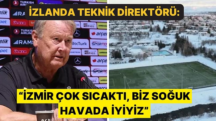 İzlanda Teknik Direktörü Age Hareide İzmir'in Sıcaklığından Dert Yandı