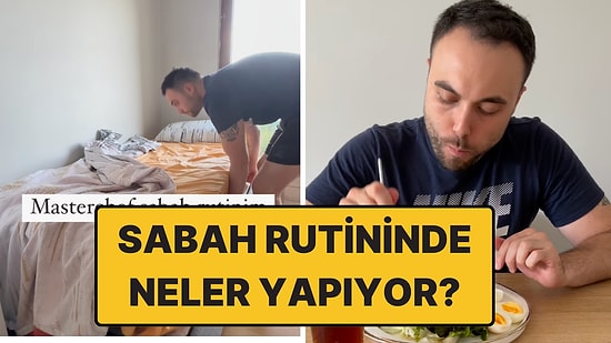 MasterChef Kerem, Yarışmacı Evindeki Sabah Rutinini Paylaştı!