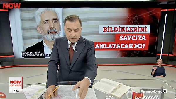 NOW Ana Haber'de ise Selçuk Tepeli, yayında muhalefet partilerinin vekillerinin sözlerine yer vererek Ensarioğlu'nun soruşturmaya dahil edilip edilmeyeceği sorusu üzerinde durdu.