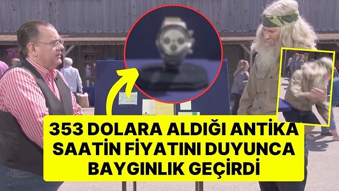 353 Dolara Aldığı Antika Saatin Açık Artırma Fiyatını Duyunca Baygınlık Geçirdi!