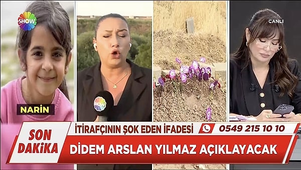 Narin kaybolduğu andan itibaren olayların yaşandığı köyde ekibini bulunduran Arslan, yayın yasağının kalkmasının ardından olayı tekrardan ele alırken geçmiş röportajlarda ilginç bir detay fark etti.