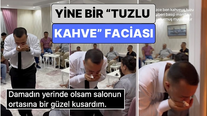 Banyoya Zor Yetişti! Bir Damat Kız İsteme Merasimi Sırasında Gelinin Hazırladığı Kahve Karışımını İçince Kustu