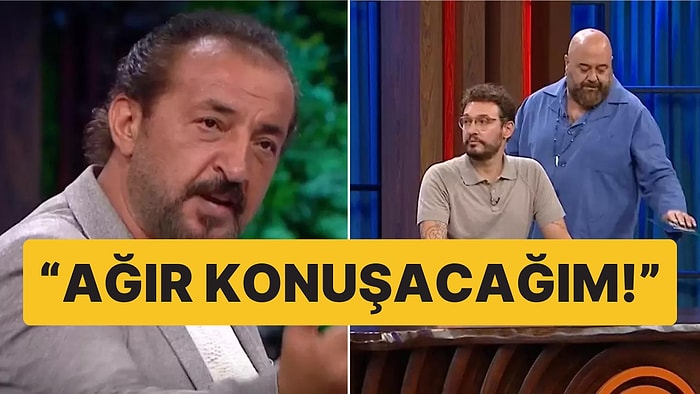 MasterChef'te Gergin Anlar: Mehmet Şef Azarladı, Somer Şef Stüdyoyu Terk Etti!