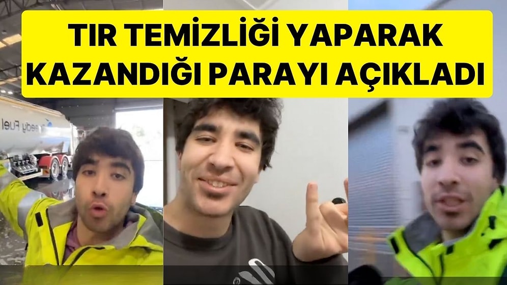 Avustralya'da TIR Temizliği Yapan Genç Günlük Kazancını Açıkladı: "Edindiği Kariyere Bak' Diyenler..."