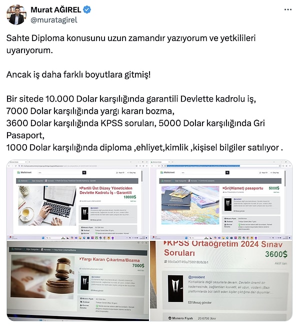 İşte, Murat Ağırel'in 'iş daha farklı boyutlara gitmiş' diyerek yaptığı o paylaşım!