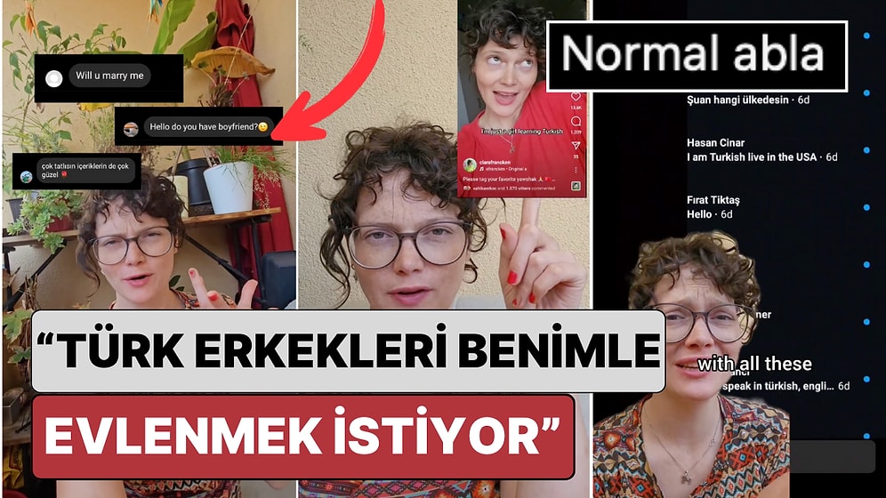 Alman Bir Kadın "Türkçe Öğrenmek İstediğini" Söylediği Videosundan Sonra Aldığı Evlenme Tekliflerini Paylaştı